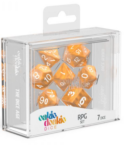 Oakie Doakie - Dice - RPG Set - Marble