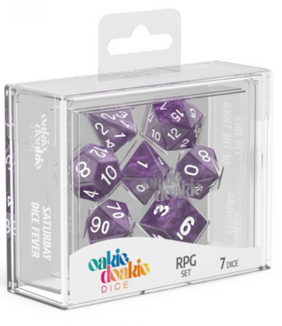 Oakie Doakie - Dice - RPG Set - Marble