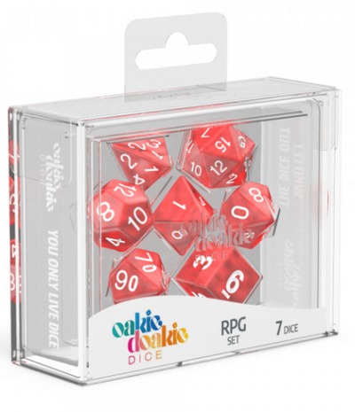 Oakie Doakie - Dice - RPG Set - Marble