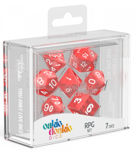 Oakie Doakie - Dice - RPG Set - Marble