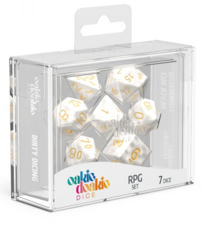 Oakie Doakie - Dice - RPG Set - Marble