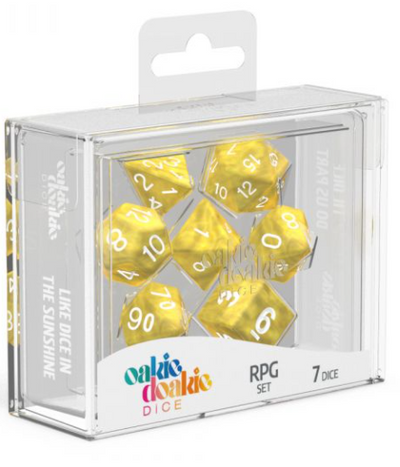 Oakie Doakie - Dice - RPG Set - Marble