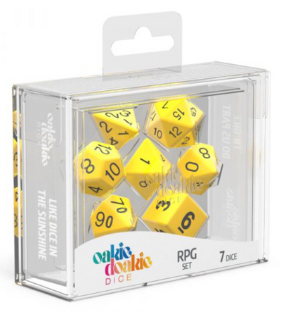 Oakie Doakie - Dice - RPG Set - Solid