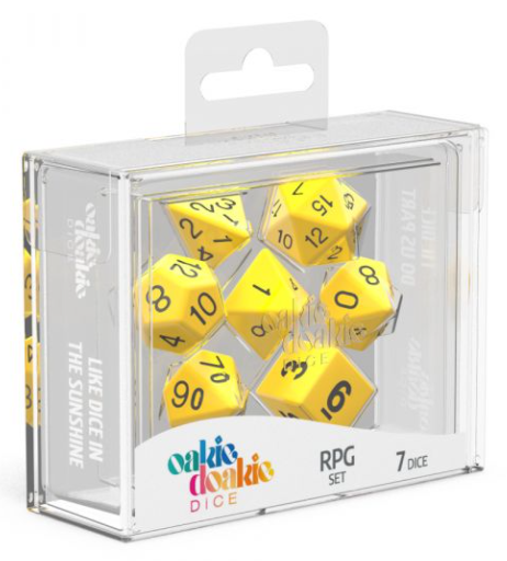 Oakie Doakie - Dice - RPG Set - Solid