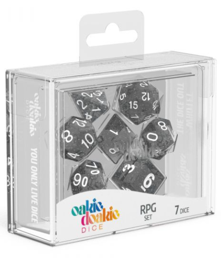 Oakie Doakie - Dice - RPG Set - Speckled