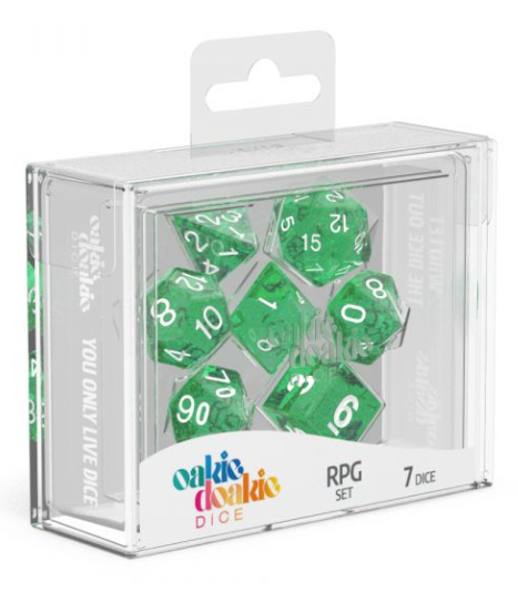 Oakie Doakie - Dice - RPG Set - Speckled