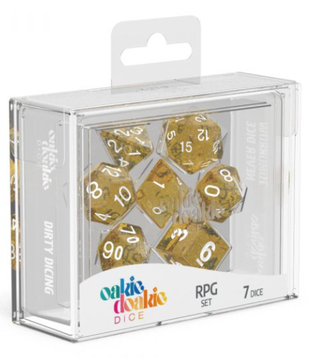 Oakie Doakie - Dice - RPG Set - Speckled