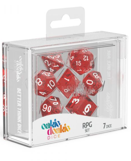 Oakie Doakie - Dice - RPG Set - Speckled