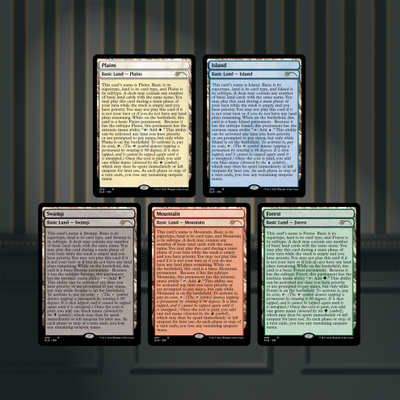 Magic: The Gathering - Secret Lair - The Full-Text Lands