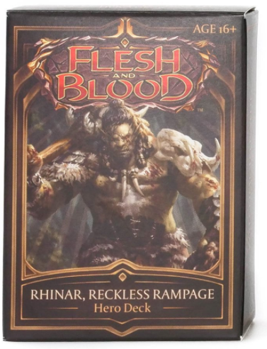 Flesh and Blood - Hero Deck - Welcome to Rathe - Rhinar, Reckless Rampage