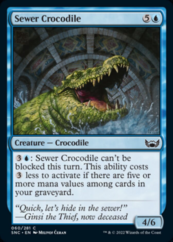 Sewer Crocodile - Foil