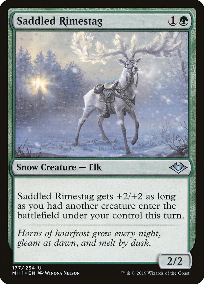 Saddled Rimestag - Foil