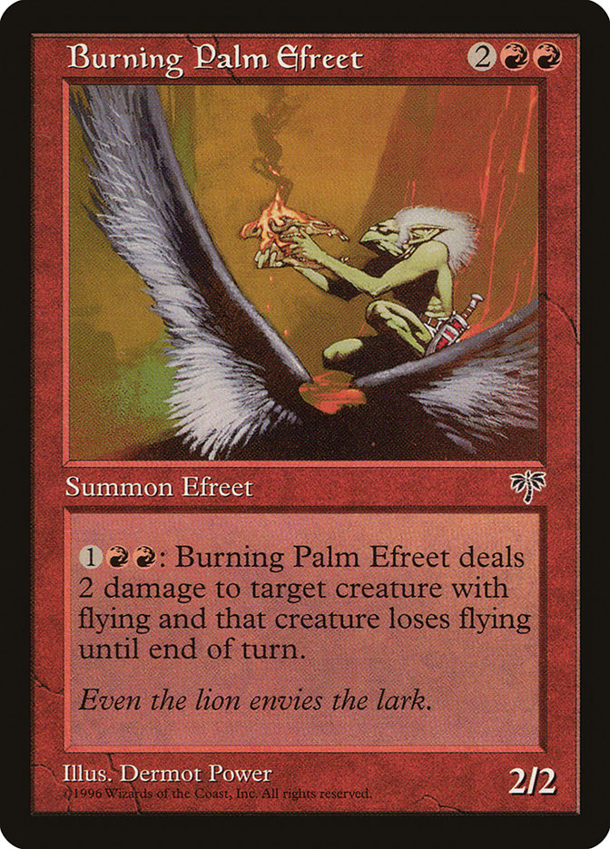 Burning Palm Efreet