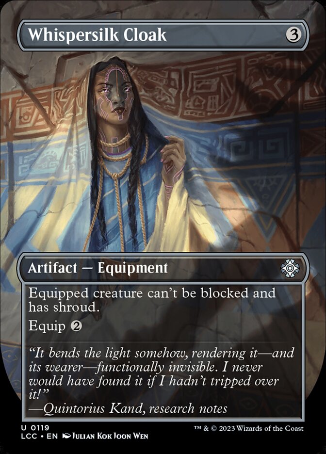 Whispersilk Cloak - Foil