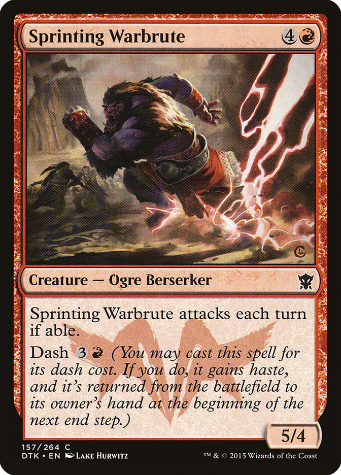 Sprinting Warbrute - Foil