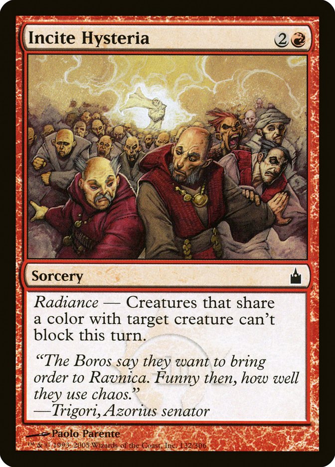 Incite Hysteria - Foil