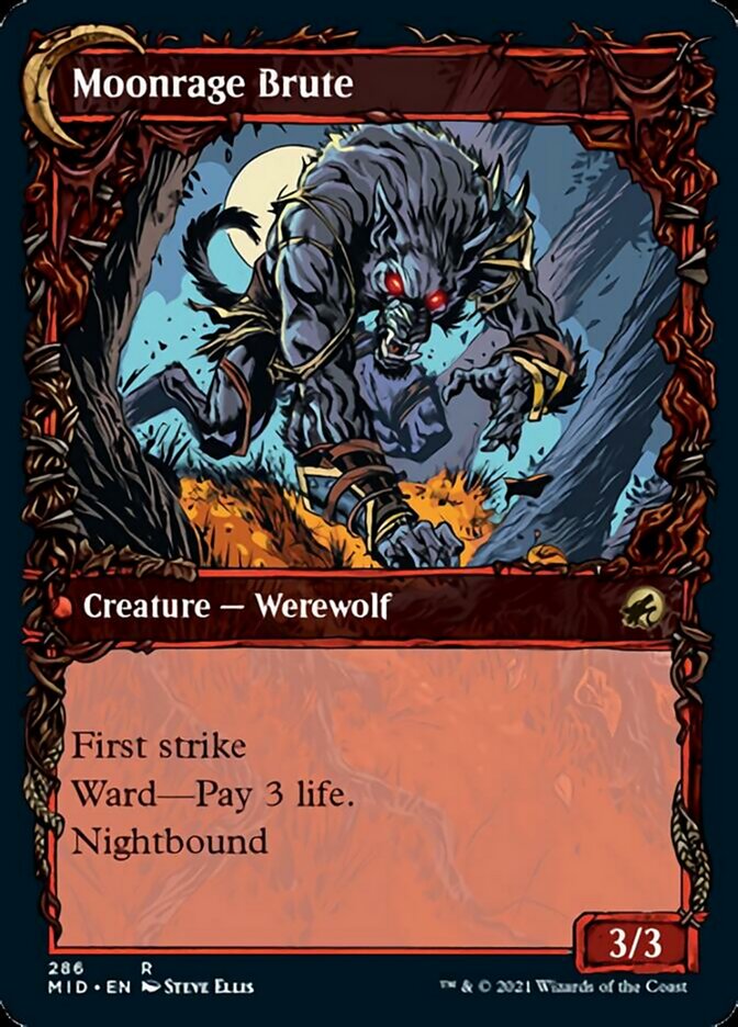 Brutal Cathar // Moonrage Brute - Foil