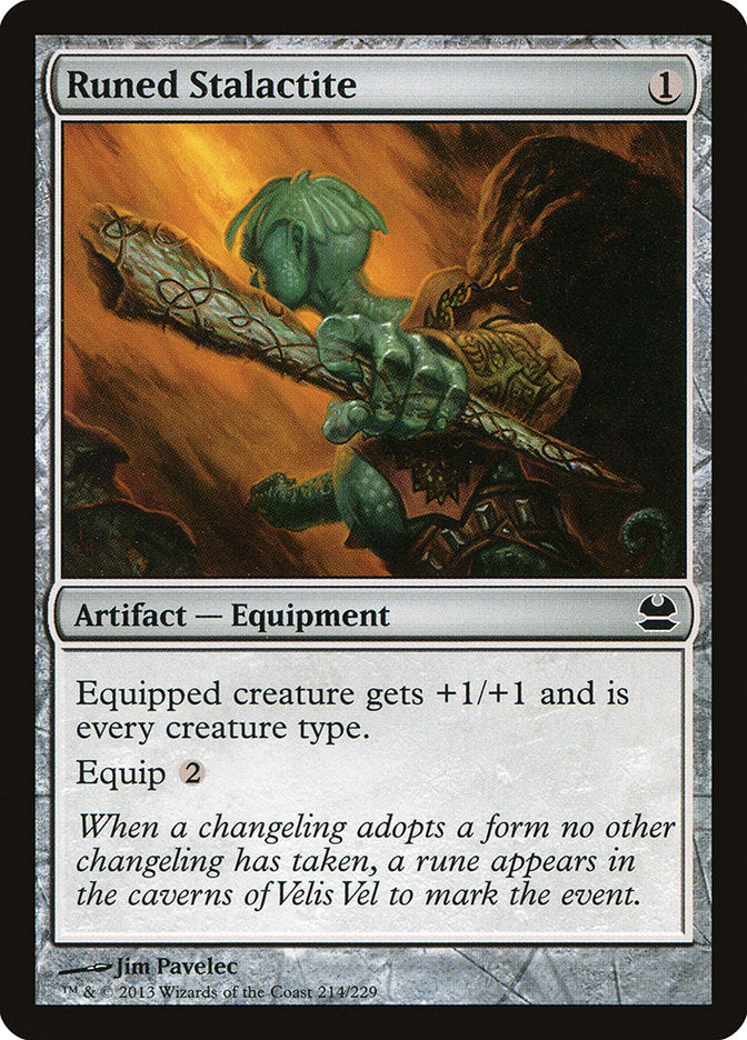 Runed Stalactite - Foil