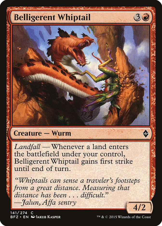 Belligerent Whiptail - Foil