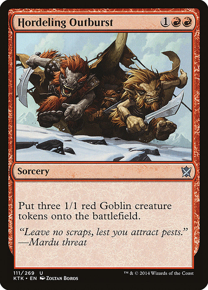Hordeling Outburst - Foil