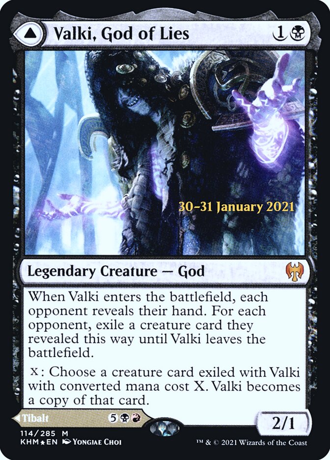 Valki, God of Lies // Tibalt, Cosmic Impostor - Foil