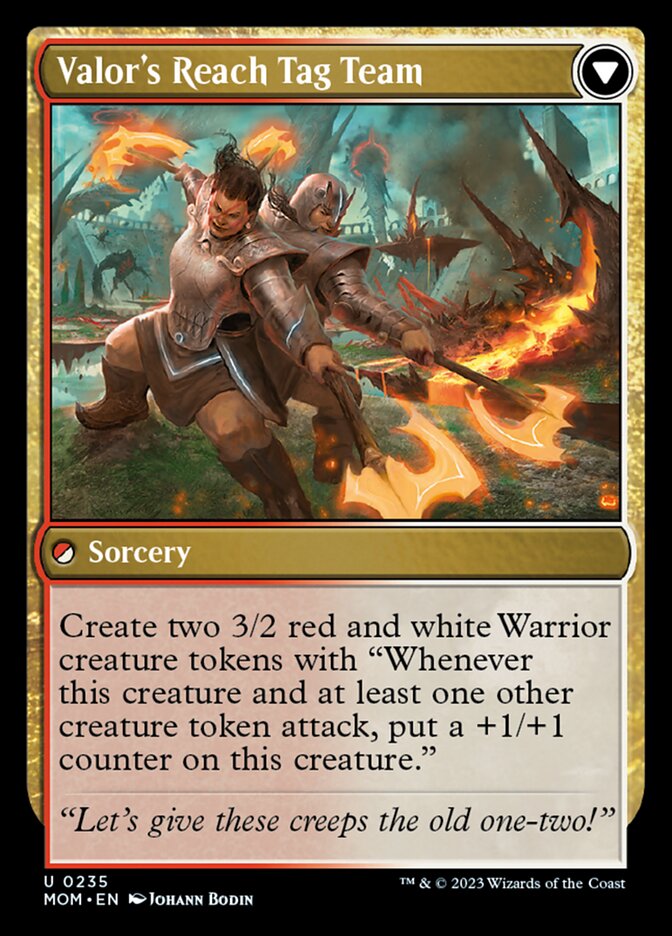 Invasion of Kylem // Valor's Reach Tag Team - Foil