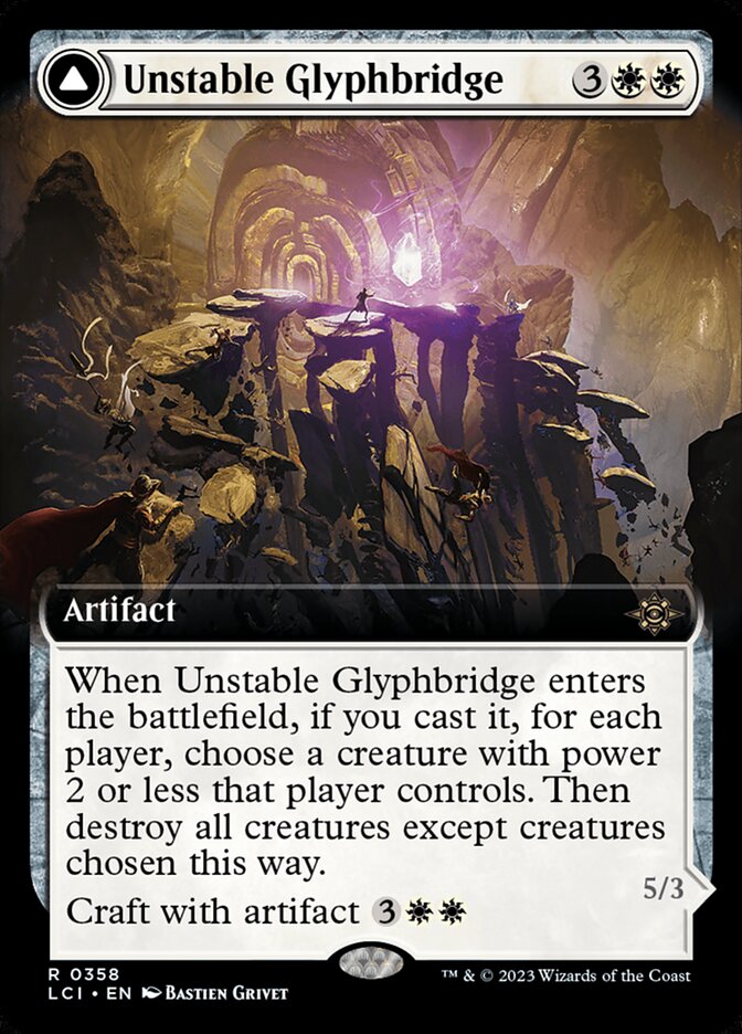 Unstable Glyphbridge // Sandswirl Wanderglyph - Foil