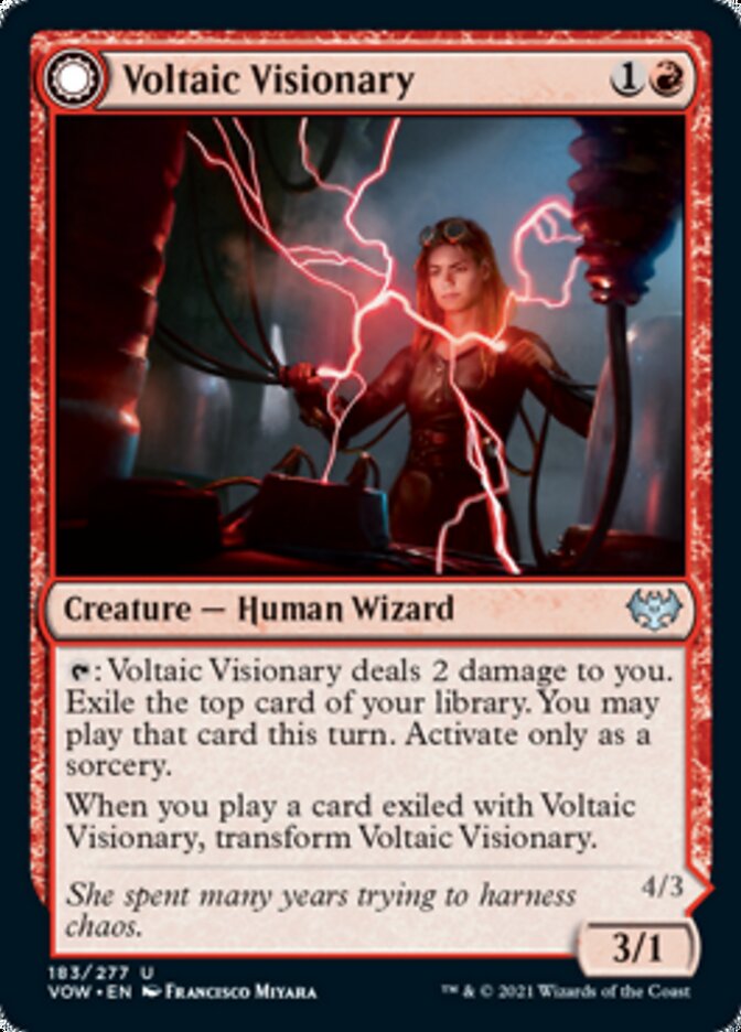Voltaic Visionary // Volt-Charged Berserker - Foil
