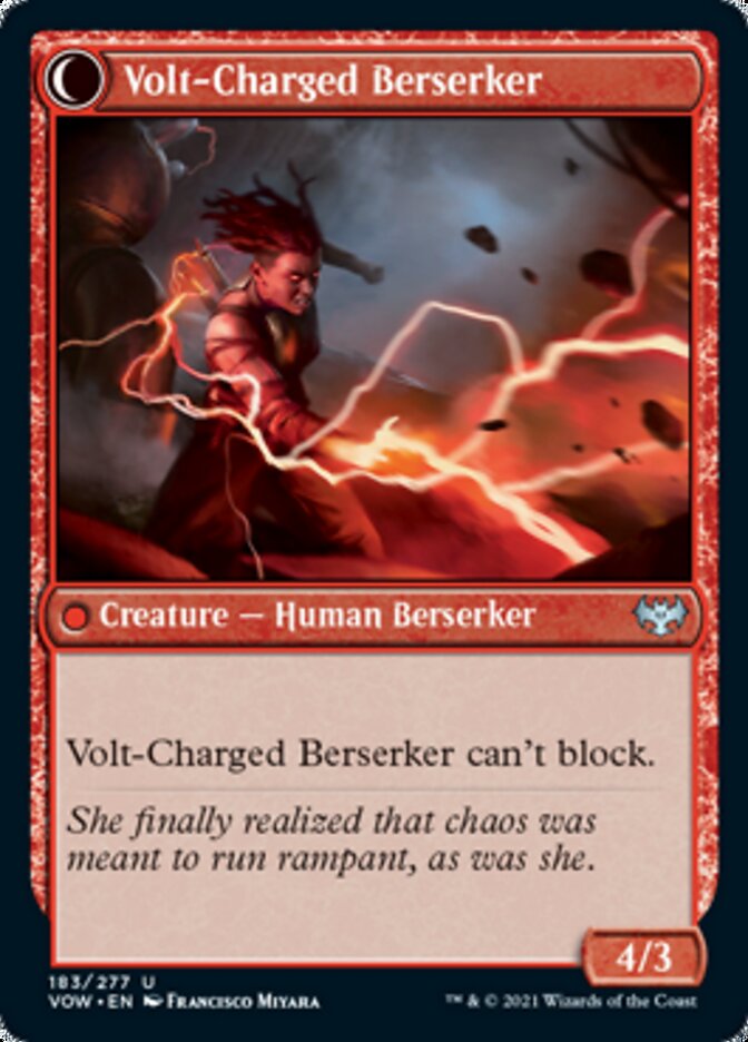 Voltaic Visionary // Volt-Charged Berserker - Foil