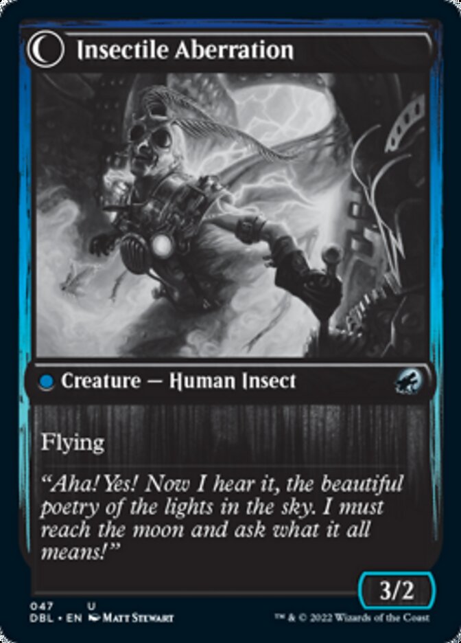 Delver of Secrets // Insectile Aberration - Foil