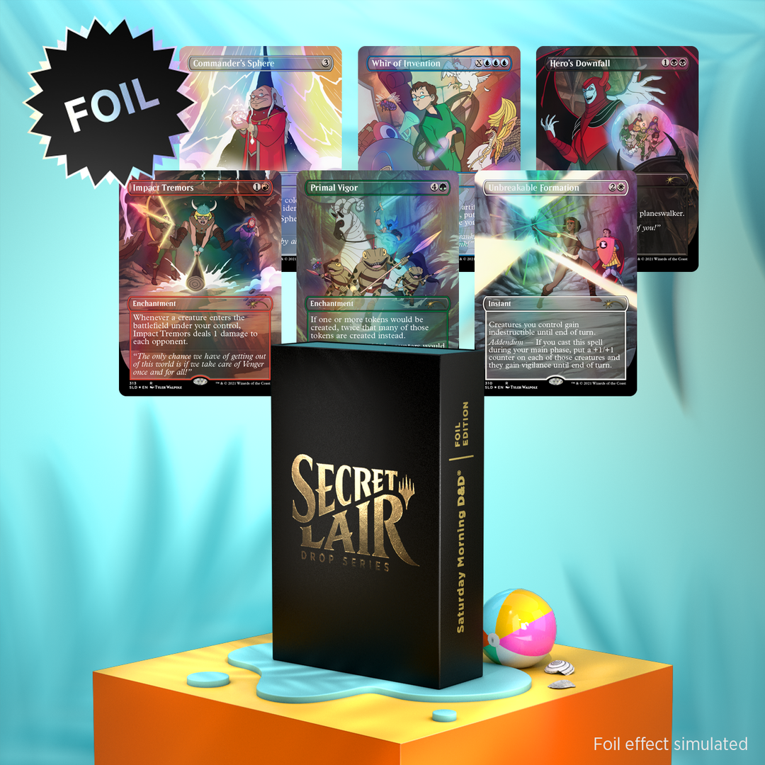 Magic: The Gathering - Secret Lair - Saturday Morning D&D - Foil