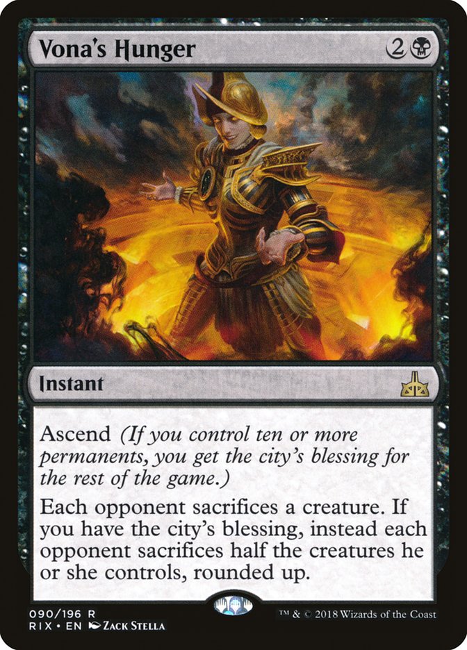 Vona's Hunger - Foil