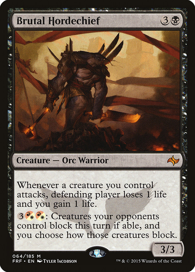 Brutal Hordechief - Foil & Signed