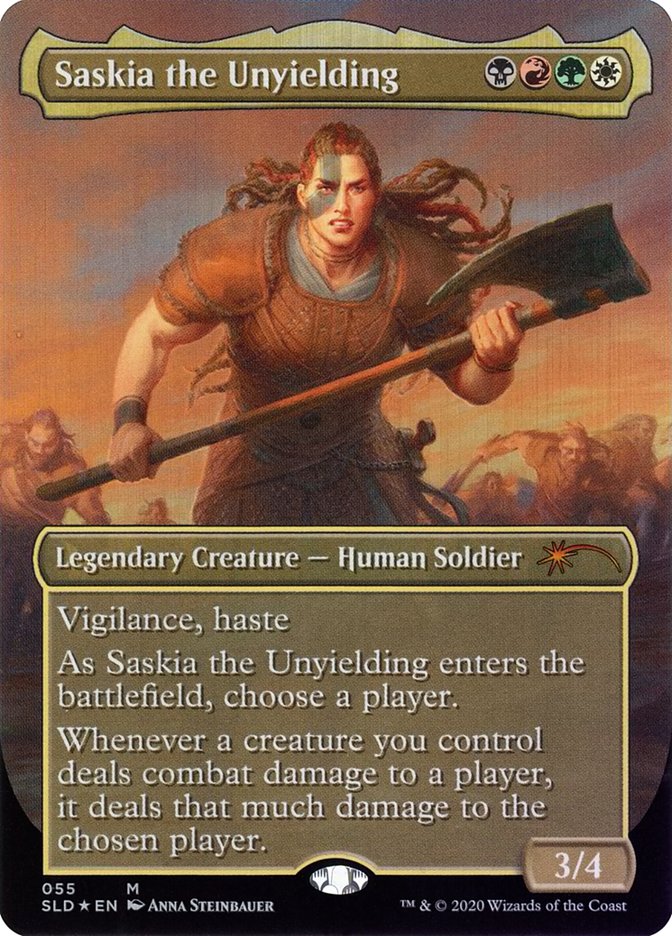 Saskia the Unyielding - Foil