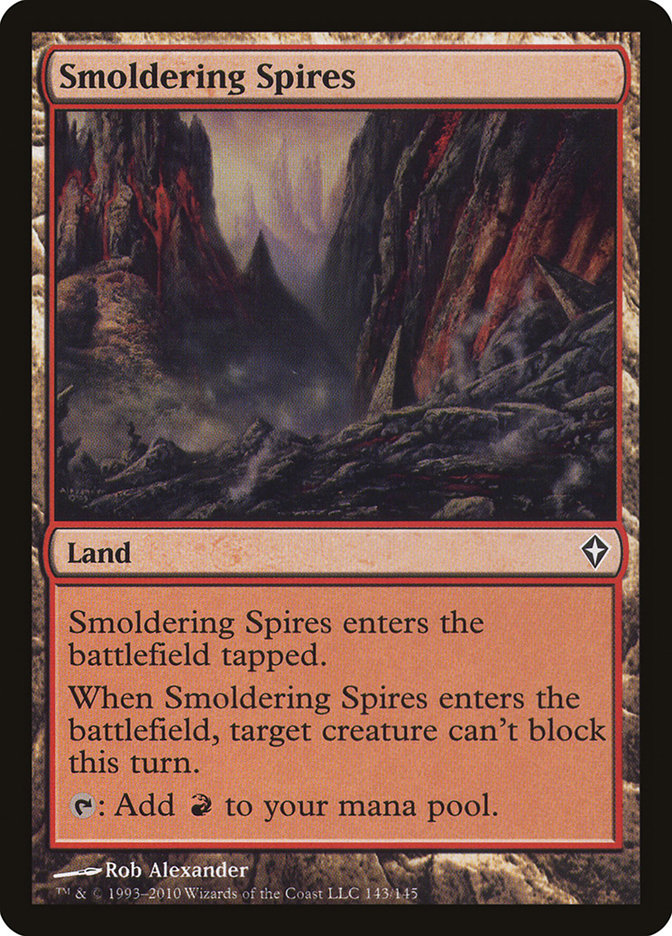 Smoldering Spires - Foil