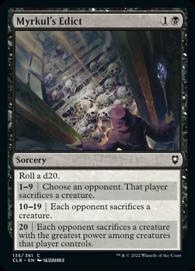 Myrkul's Edict - Foil