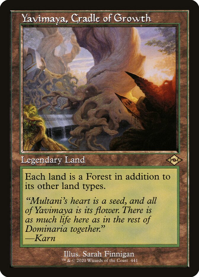 Yavimaya, Cradle of Growth - Etched Foil