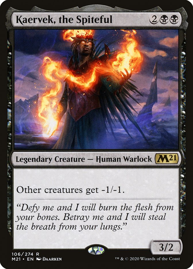 Kaervek, the Spiteful - Foil