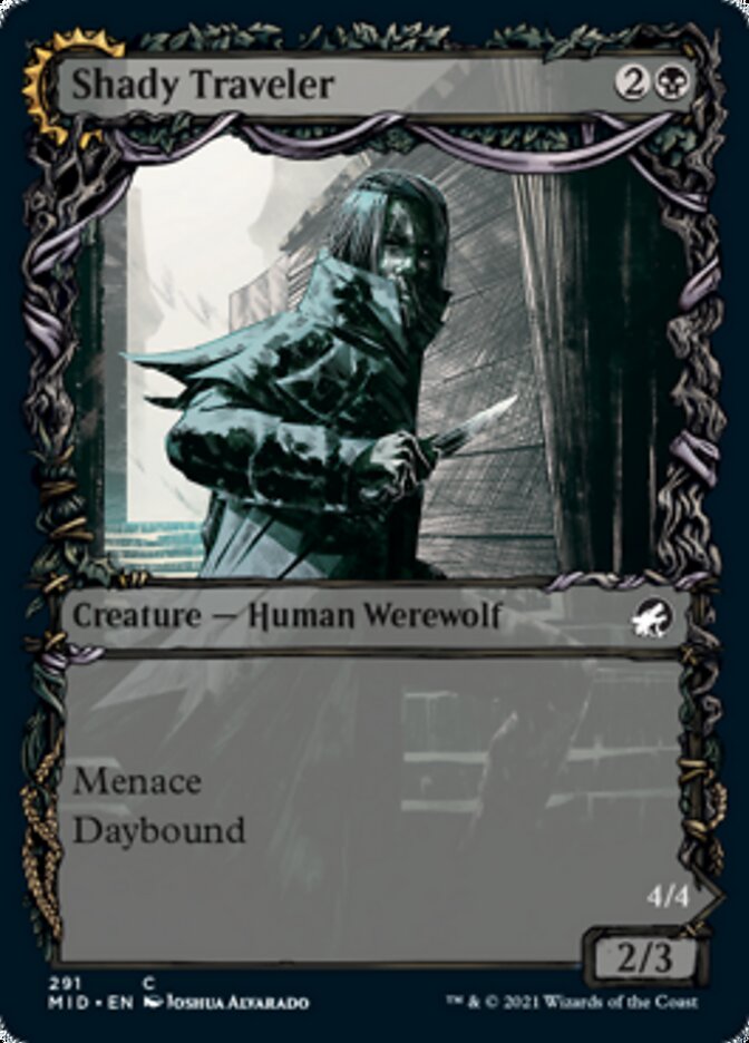 Shady Traveler // Stalking Predator - Foil