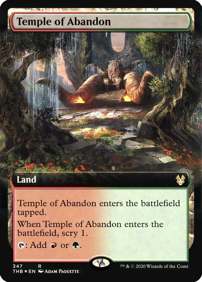 Temple of Abandon - Foil