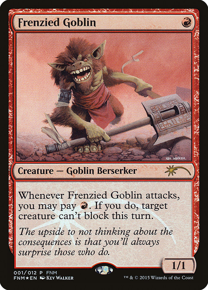Frenzied Goblin - Foil