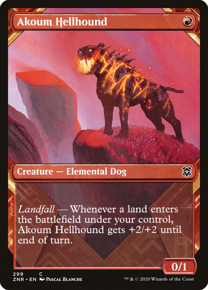 Akoum Hellhound - Foil