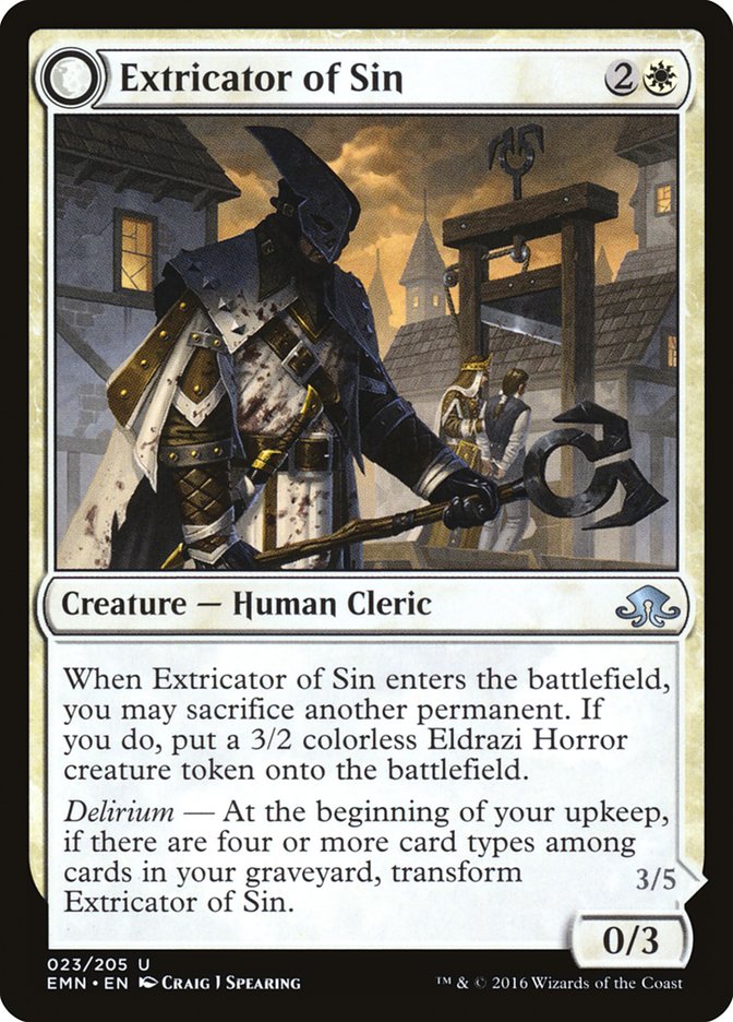 Extricator of Sin // Extricator of Flesh - Foil