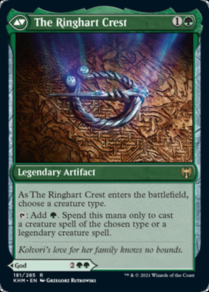 Kolvori, God of Kinship // The Ringhart Crest - Foil