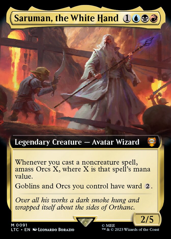 Saruman, the White Hand - Foil