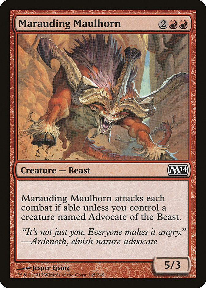 Marauding Maulhorn - Foil