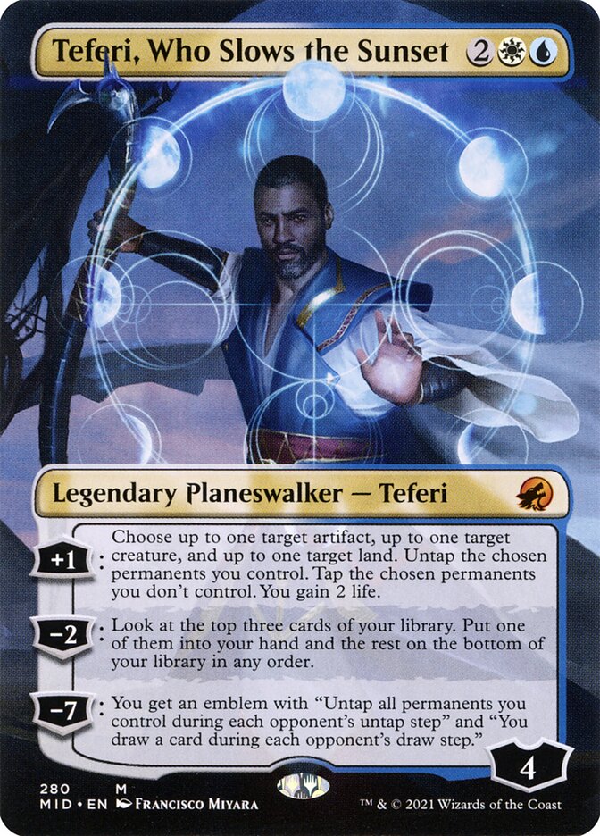 Teferi, Who Slows the Sunset - Foil