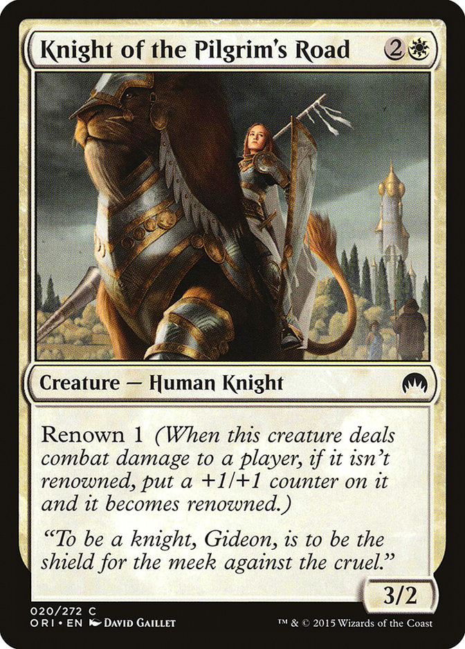 Knight of the Pilgrim's Road - Foil