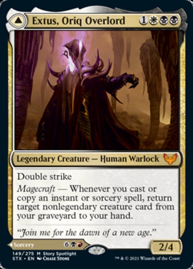 Extus, Oriq Overlord // Awaken the Blood Avatar - Foil