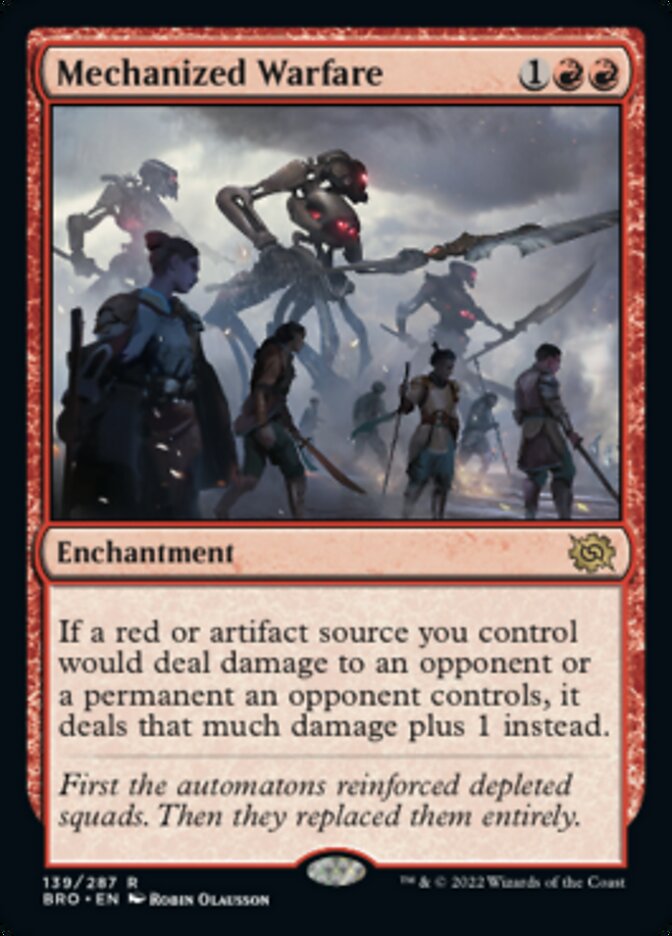 Mechanized Warfare - Foil
